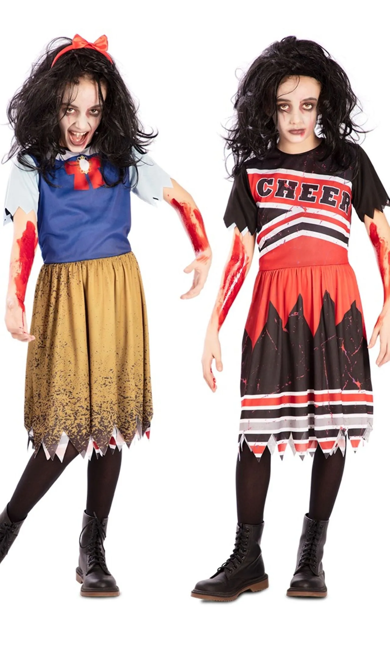 Don Disfraz Wendbares Zombie-Prinzessin-Kostüm Für Mädchen 1 Don Disfraz Wendbares Zombie-Prinzessin-Kostüm Für Mädchen