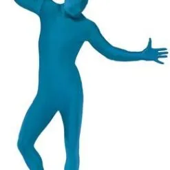 Don Disfraz Blaues Zweite-Haut-Kostüm Für Erwachsene