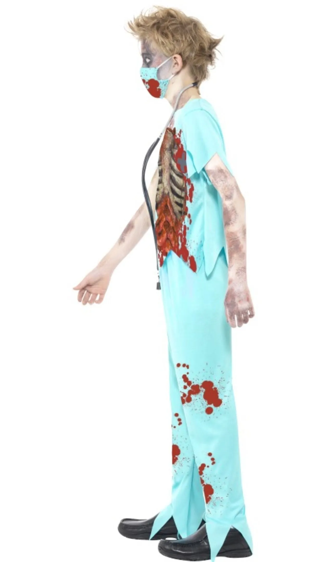 Don Disfraz Zombie Chirurg Eingeweide Kostüm Für Kinder 3 Don Disfraz Zombie Chirurg Eingeweide Kostüm Für Kinder – Bild 3