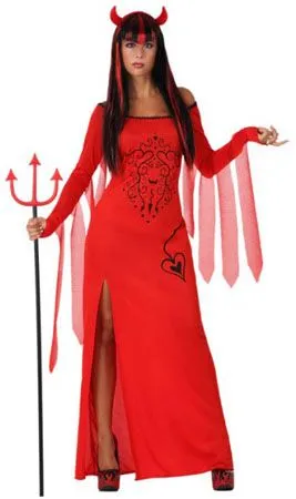 Don Disfraz Langes Teufelsweib Kostüm Für Damen 1 Don Disfraz Langes Teufelsweib Kostüm Für Damen