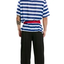 Don Disfraz Gondoliere Streifen Kostüm Für Herren -Länder & Kulturen Verkäufe gondolera 3