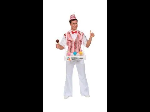 Don Disfraz Eismann Streifen Kostüm Für Erwachsene 1 Don Disfraz Eismann Streifen Kostüm Für Erwachsene